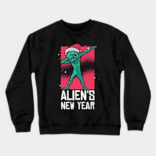 Dabbing Alien Crewneck Sweatshirt